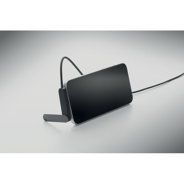 Supporto telefono con cavo Nero item detail picture