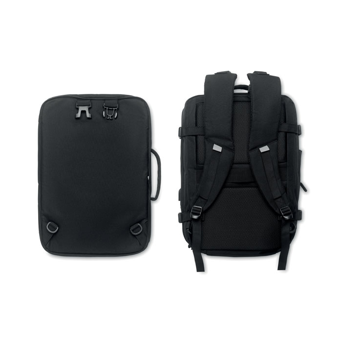 Backpack 600D RPET Nero item picture 5