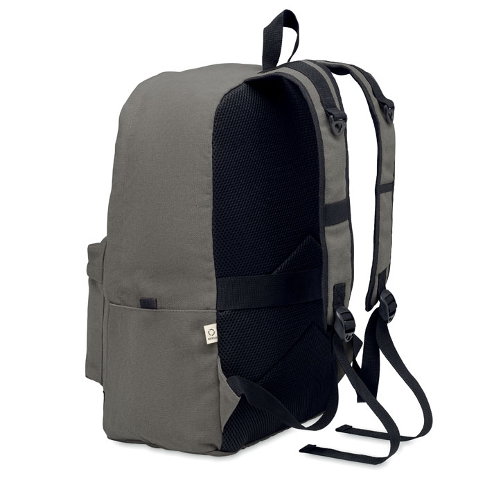 15 inch laptop backpack Grigio Pietra item picture open