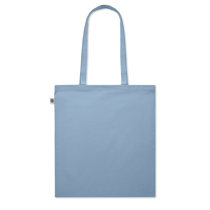 Organic Cotton shopping bag Blu Bambino item picture back