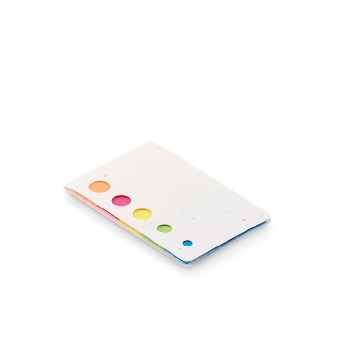 Seed paper page markers pad Bianco item picture top