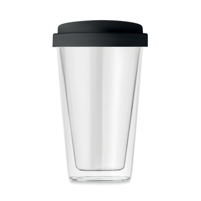 Bicchiere in vetro Nero item picture side