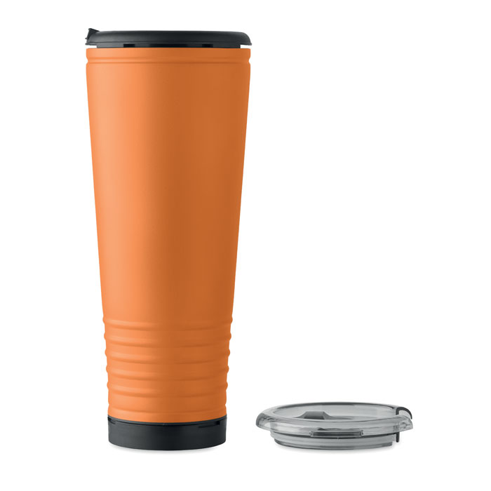 Bicchiere doppio strato 700 ml Arancio item picture back