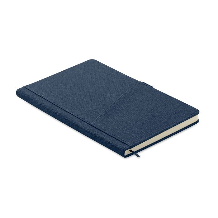 Notebook A5 in PU Blu item picture front