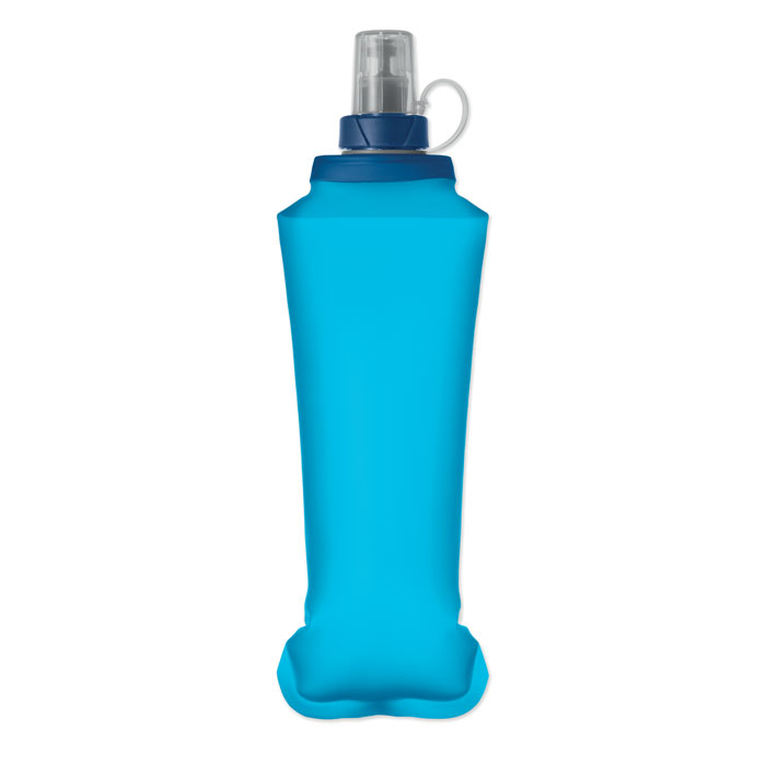 Foldable water bottle 500ml Blu Royal item picture front