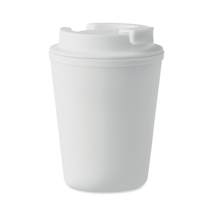 Recycled PP tumbler 300 ml Bianco item picture front
