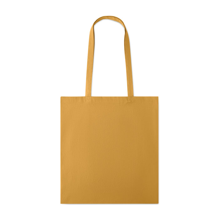 140gr/m² cotton shopping bag Ochre item picture back