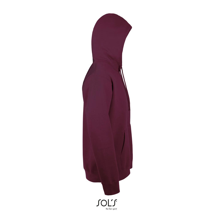 SNAKE Hood Sweater Burgundy item picture side