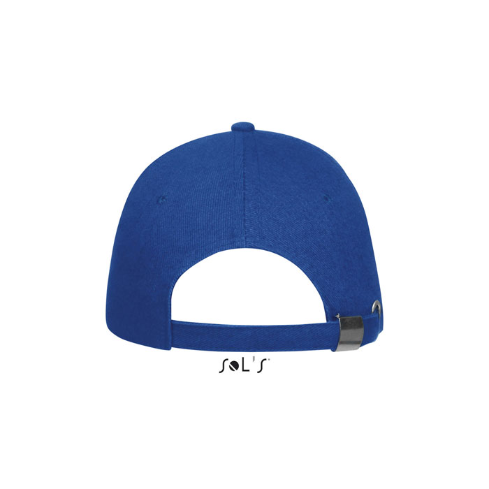 BUFFALO SIX PANEL CAP Blu Royal item picture back