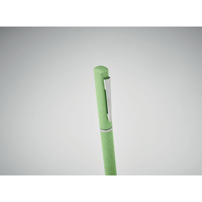 Wheat straw/ABS twist pen Verde item detail picture