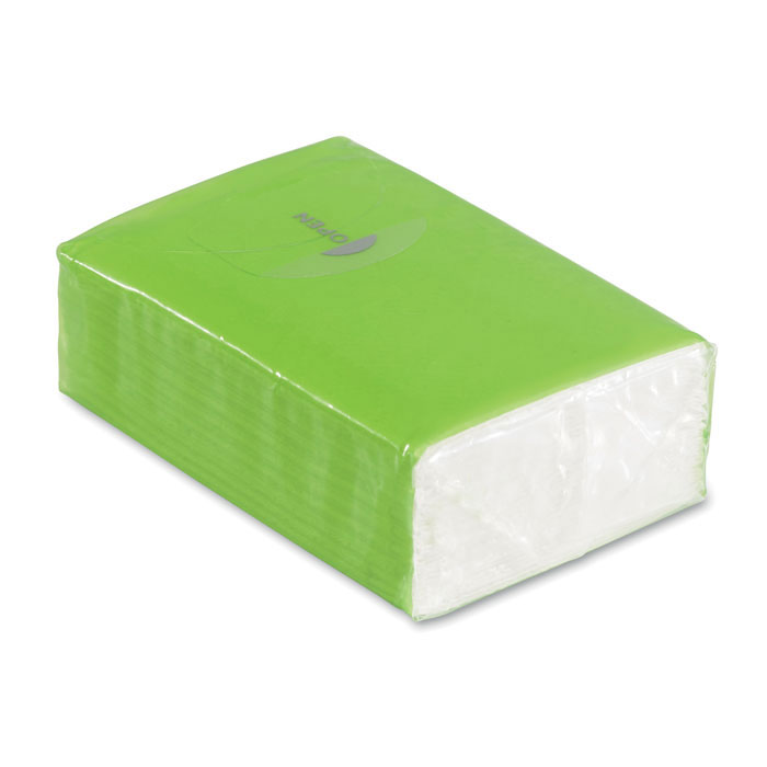 Mini tissues in packet lime item picture front