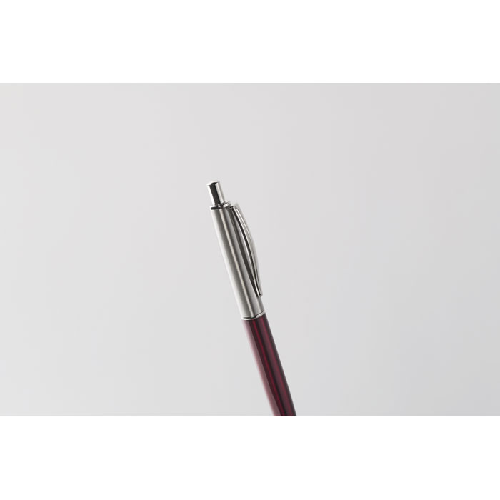 Penna a pulsante in confezione Borgogna item detail picture