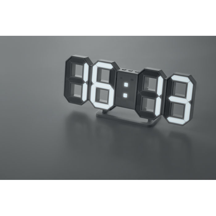 Sveglia a LED con adattatore white item picture front