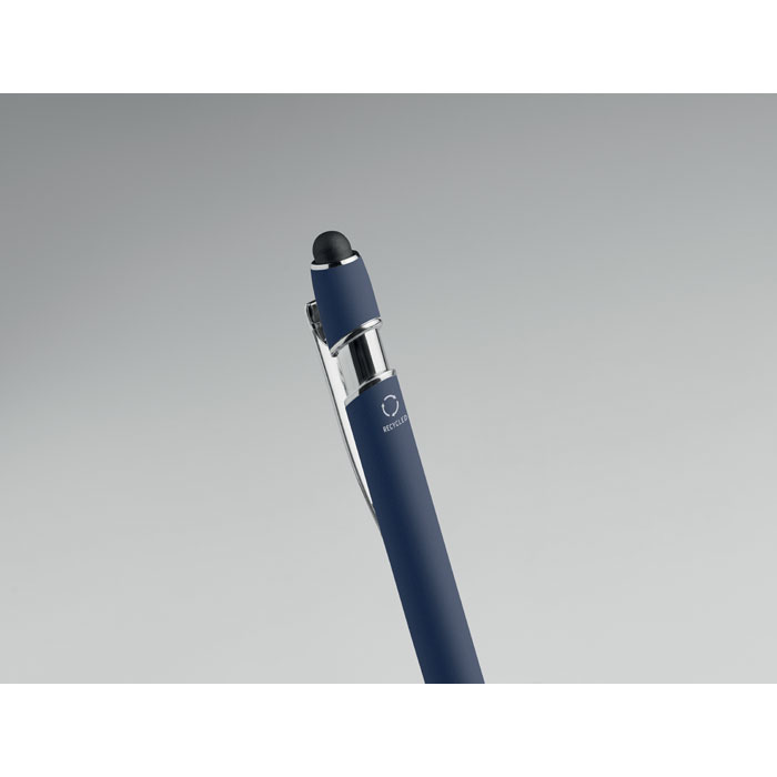 Penna in alluminio riciclato Francese Navy item detail picture