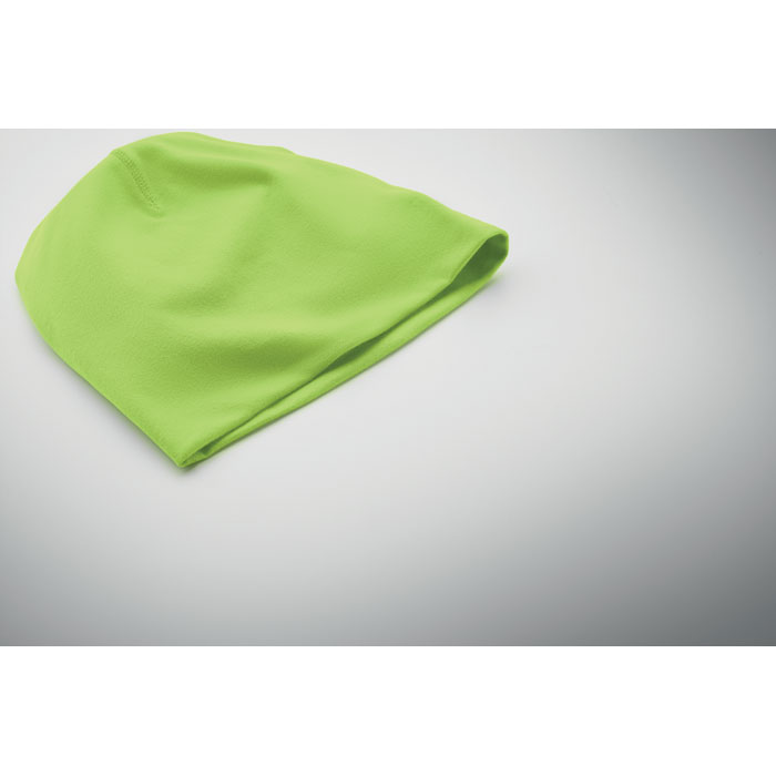 Unisex beanie in cotton Lime item detail picture