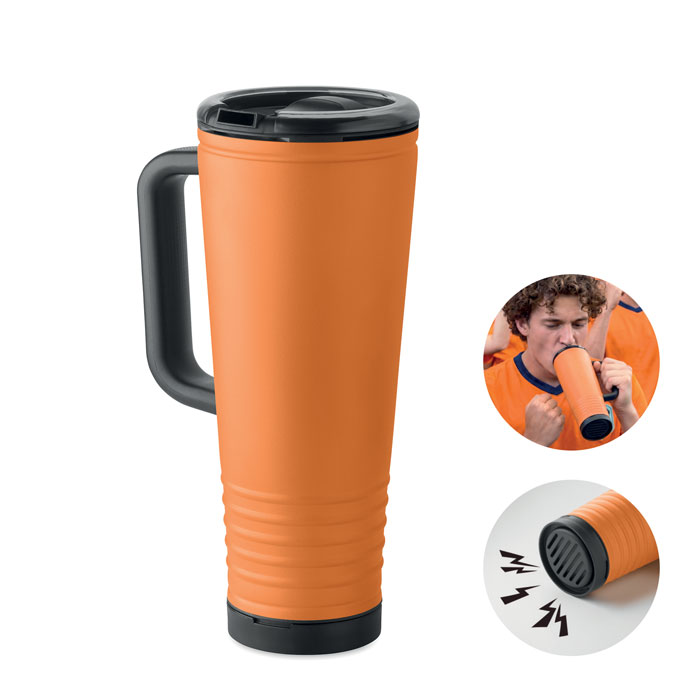 Bicchiere doppio strato 700 ml Arancio item picture front