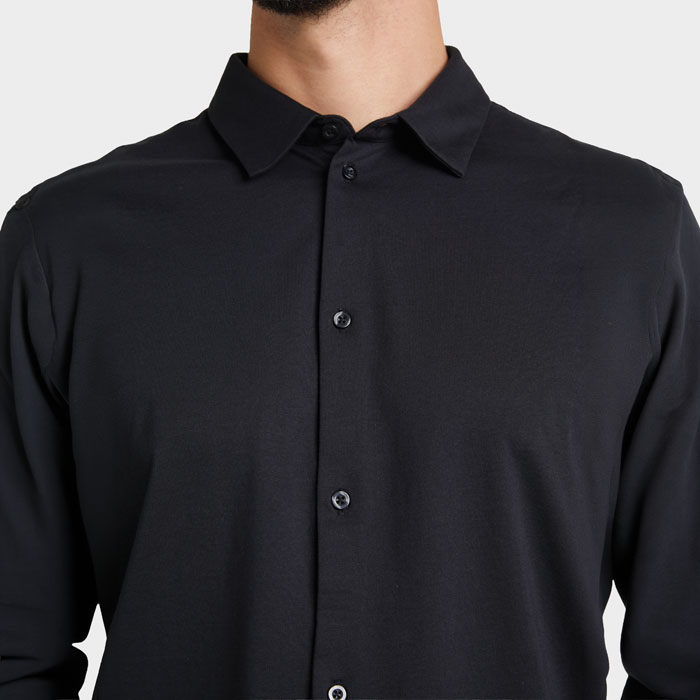 BALTHAZAR MEN SHIRT Nero Profondo item picture 1