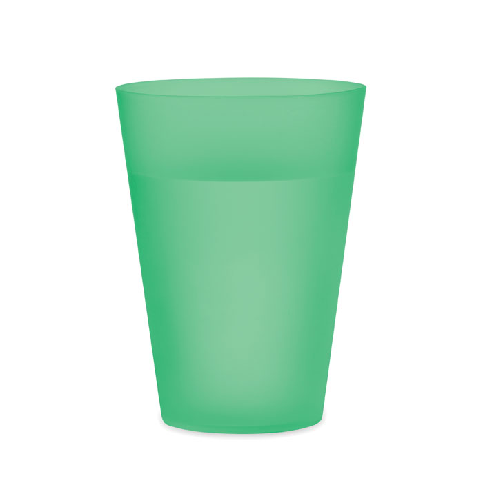 Reusable event cup 300ml Verde Trasparente item picture back