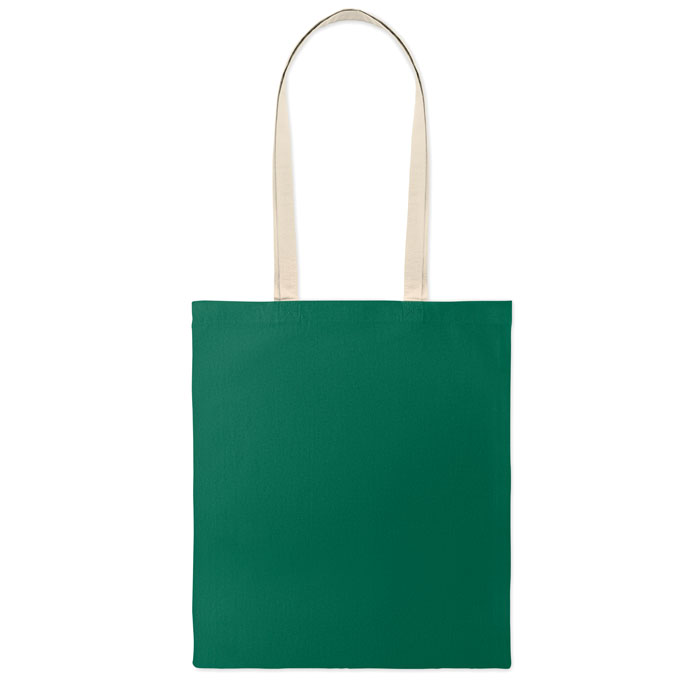 Shopper in cotone Verde Scuro item picture back