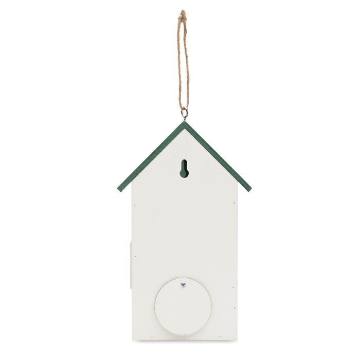 Bird house in plywood Bianco item picture top