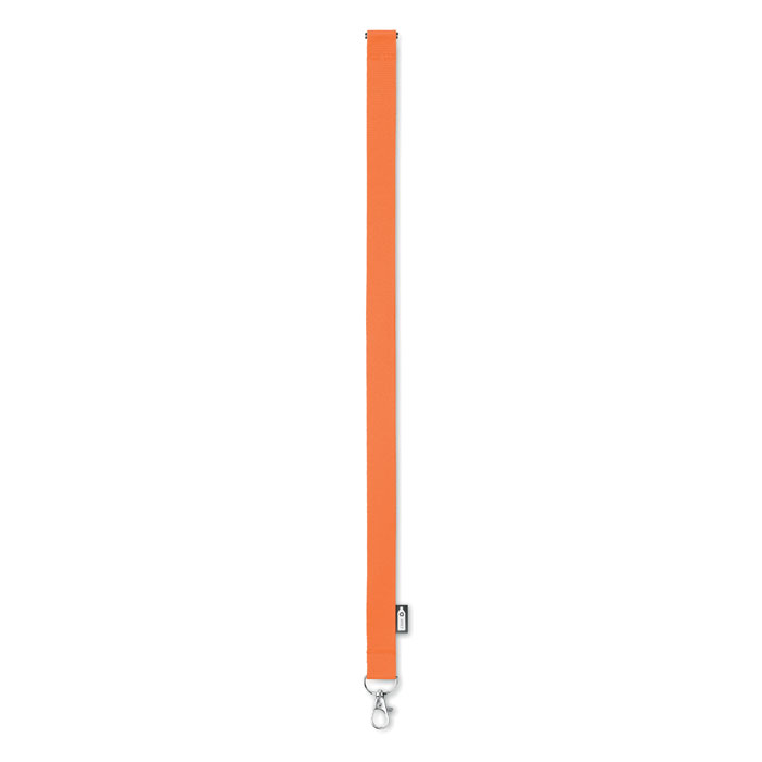 Lanyard in RPET 20 mm Arancio item picture top