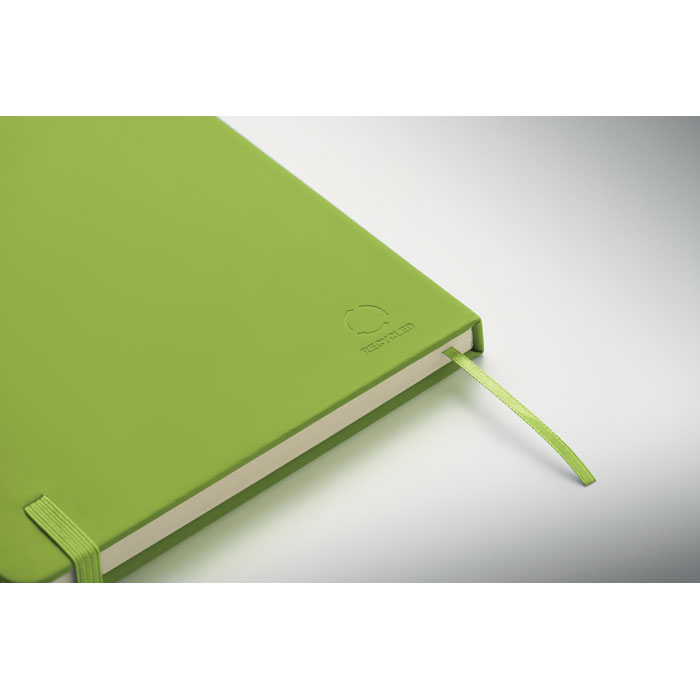 Notebook A5 in PU riciclato Lime item detail picture