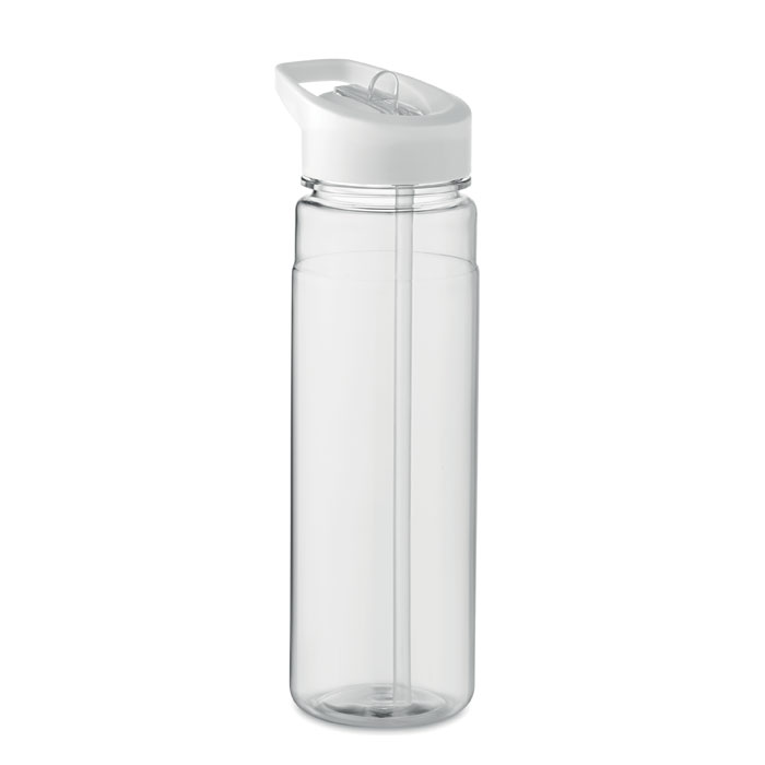 RPET bottle 650ml PP flip lid Bianco item picture side
