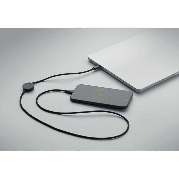 60W cable & watch charger Nero item picture 1