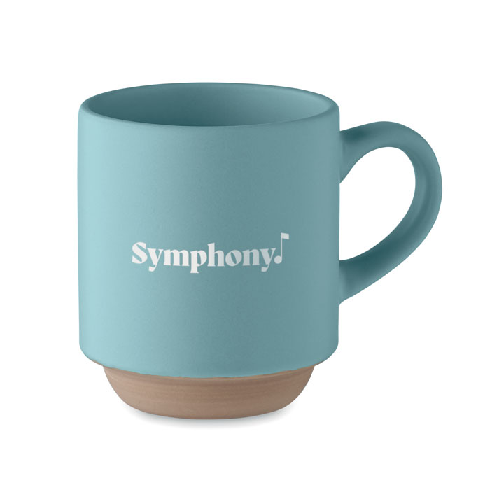 Ceramic stackable mug 170 ml Petrolio item picture printed
