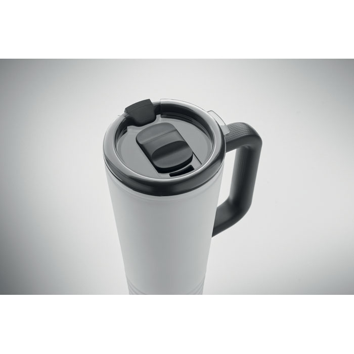 Bicchiere doppio strato 700 ml Bianco item picture 1