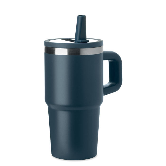 Bicchiere doppio strato. 500ml Francese Navy item picture front