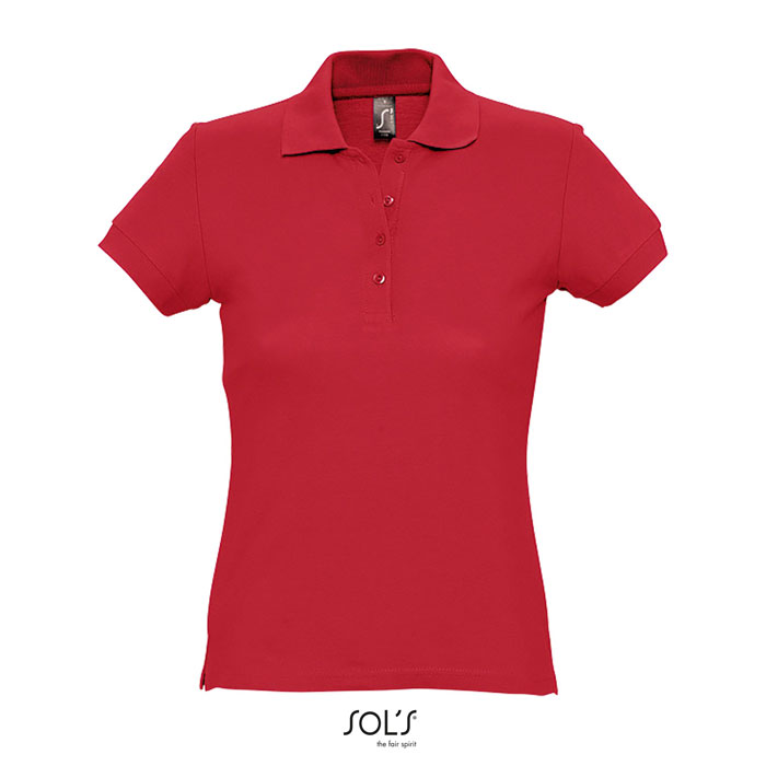 PASSION WOMEN POLO 170g red item picture front