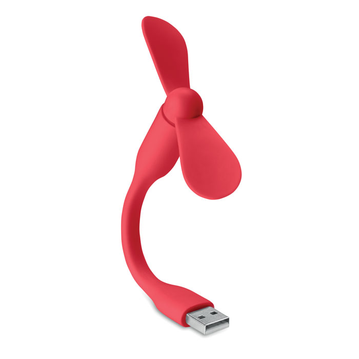 Ventilatore USB portatile red item picture front
