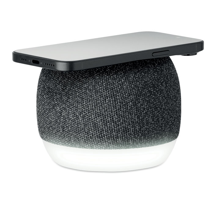 15W wireless charger speaker Nero item picture 1