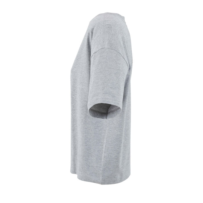 BOXY WOMEN OVERSIZE T-SHIRT Grigio Chiaro Melange item picture side