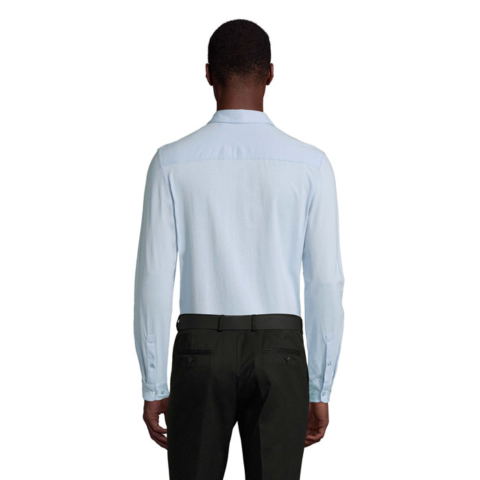 BALTHAZAR MEN SHIRT Soft Blue item picture back