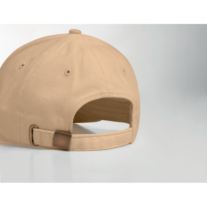 Brushed heavy cotton 6 panel Ba Beige item detail picture