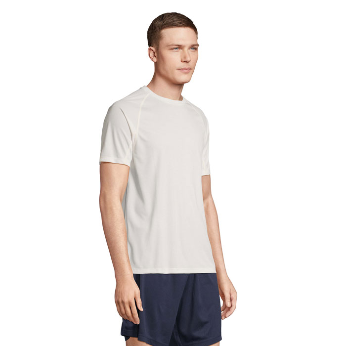 VORTEX RAGLAN T-SHIRT Bianco Sporco item picture side