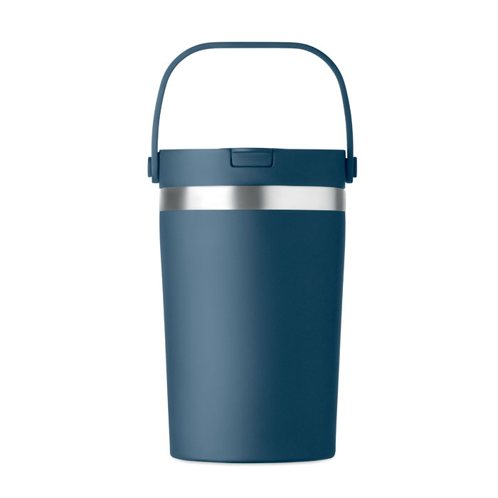 Bicchiere doppio strato 350 ml Francese Navy item picture 1