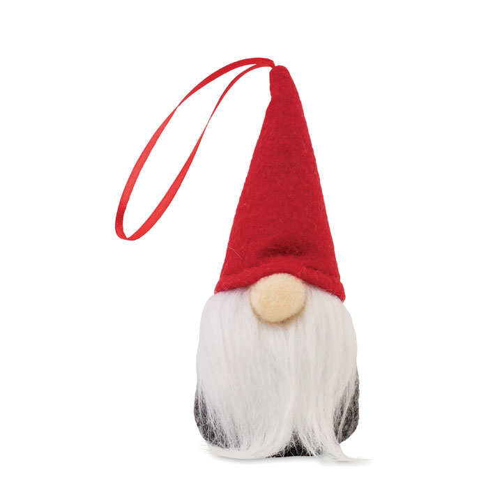 Felt gnome tree hanger Rosso item picture front