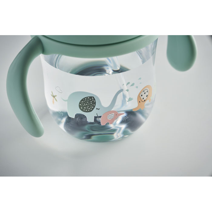 Baby sippy cup in Tritan. Verde Menta item picture 7