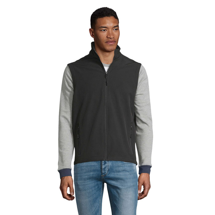 RACE BW MEN SOFTSHELL Nero item picture front