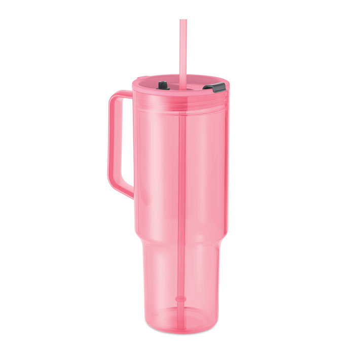Bicchiere RPET 1200ml Rosa Trasparente item picture front