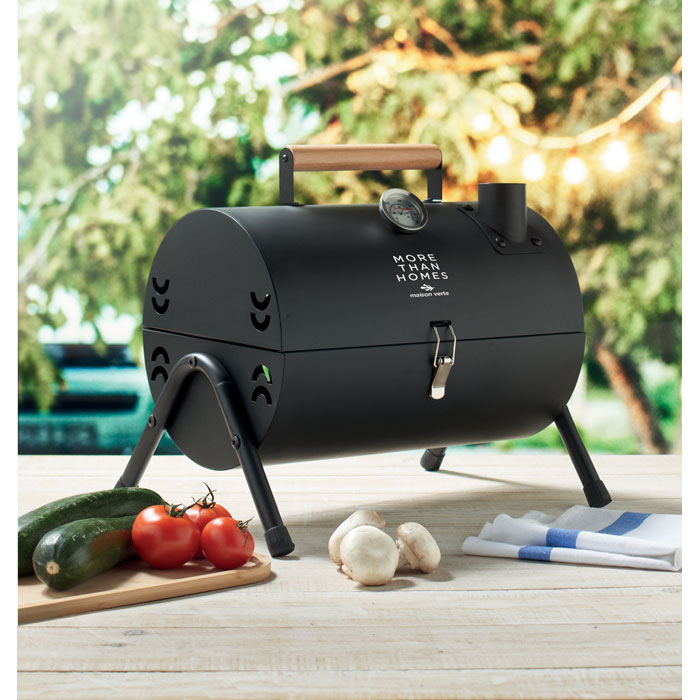 Barbecue portatile con camino Nero item picture printed