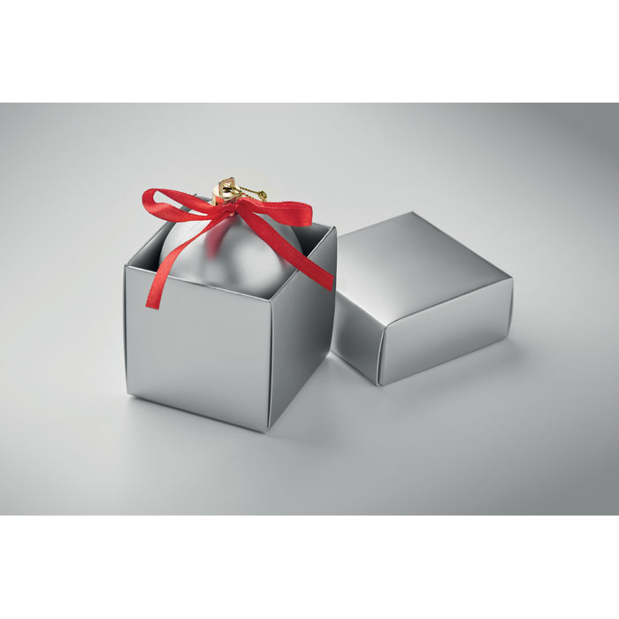 Christmas bauble gift box Argento item picture back