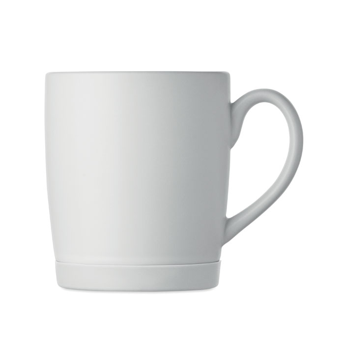 Tazza in ceramica. 300 ml. Bianco item picture side