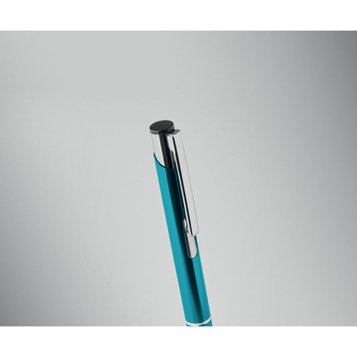 Penna a sfera in alluminio Turchese item picture top