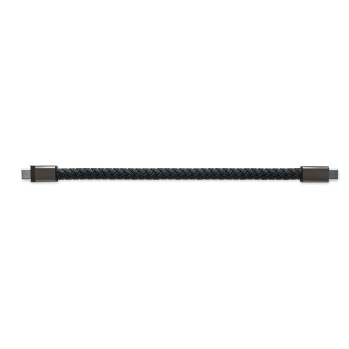 Bracciale con cavetto tipo-C Nero item picture 3