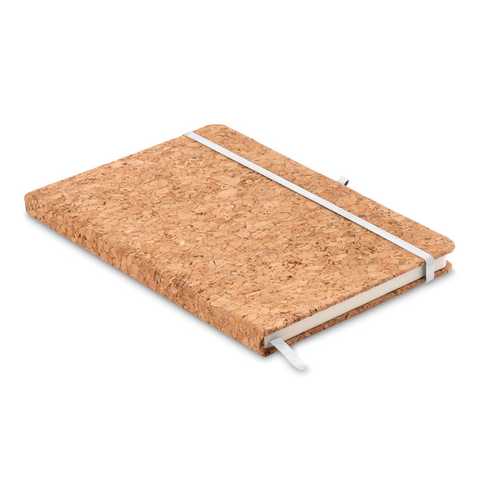A5 cork notebook 96 lined Bianco item picture back