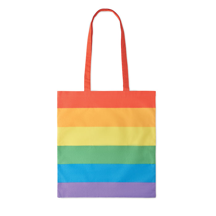 200 gr/m² cotton shopping bag Multicolore item picture side